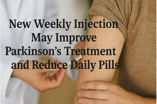 New Weekly Injection May Improve Parkinson’s Treatment and Reduce Daily Pills
